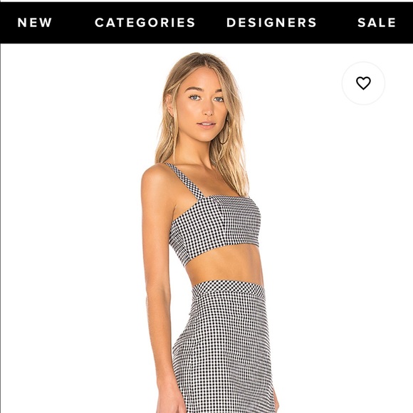 x REVOLVE Josie Top in Checkpoint - Picture 2 of 4